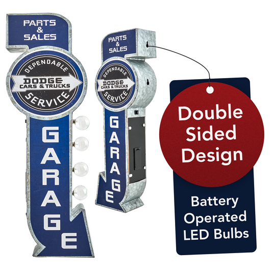 Vintage Dodge Cars & Trucks LED Marquee Sign