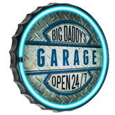 Big Daddy's Garage LED Neon Light Sign Wall Decor (12.5”)