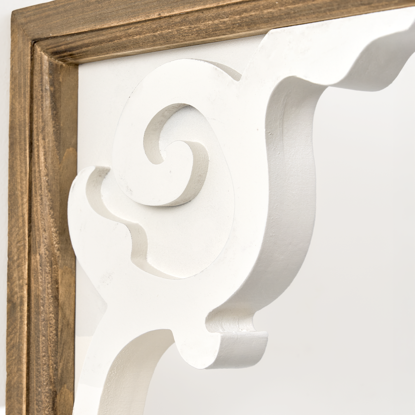 Two-Tones Wood Corbel Shelf Brackets (Set of 2)
