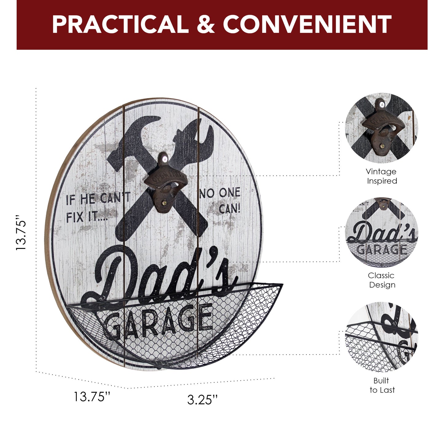 Dad’s Garage Bottle Opener