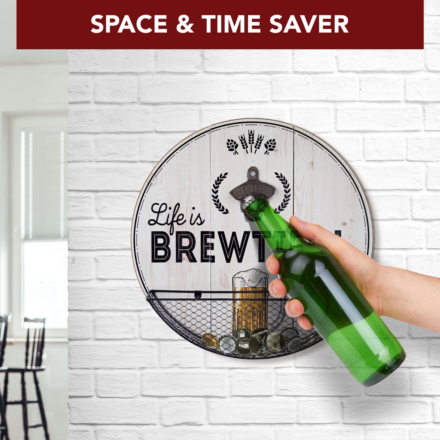 Life Is Brewtiful Bottle Opener