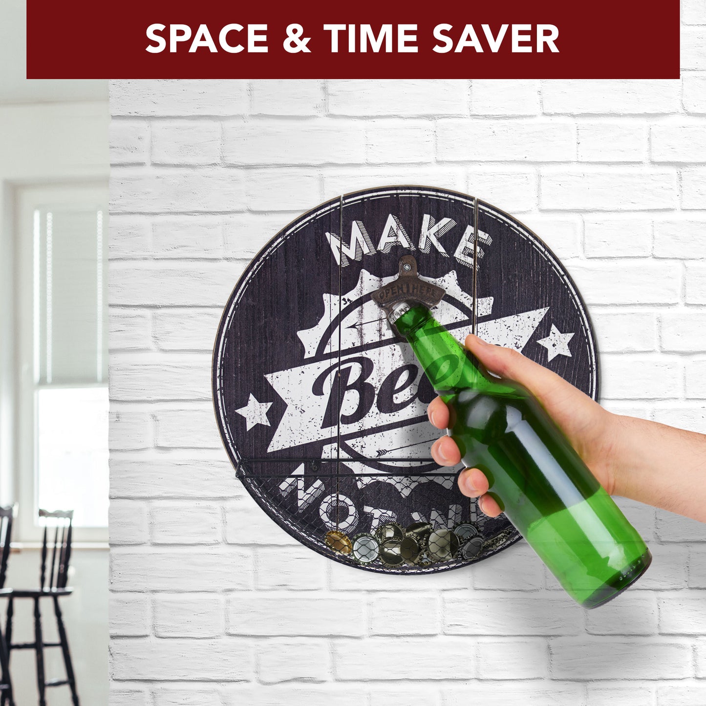 Make Beer Not War Bottle Opener