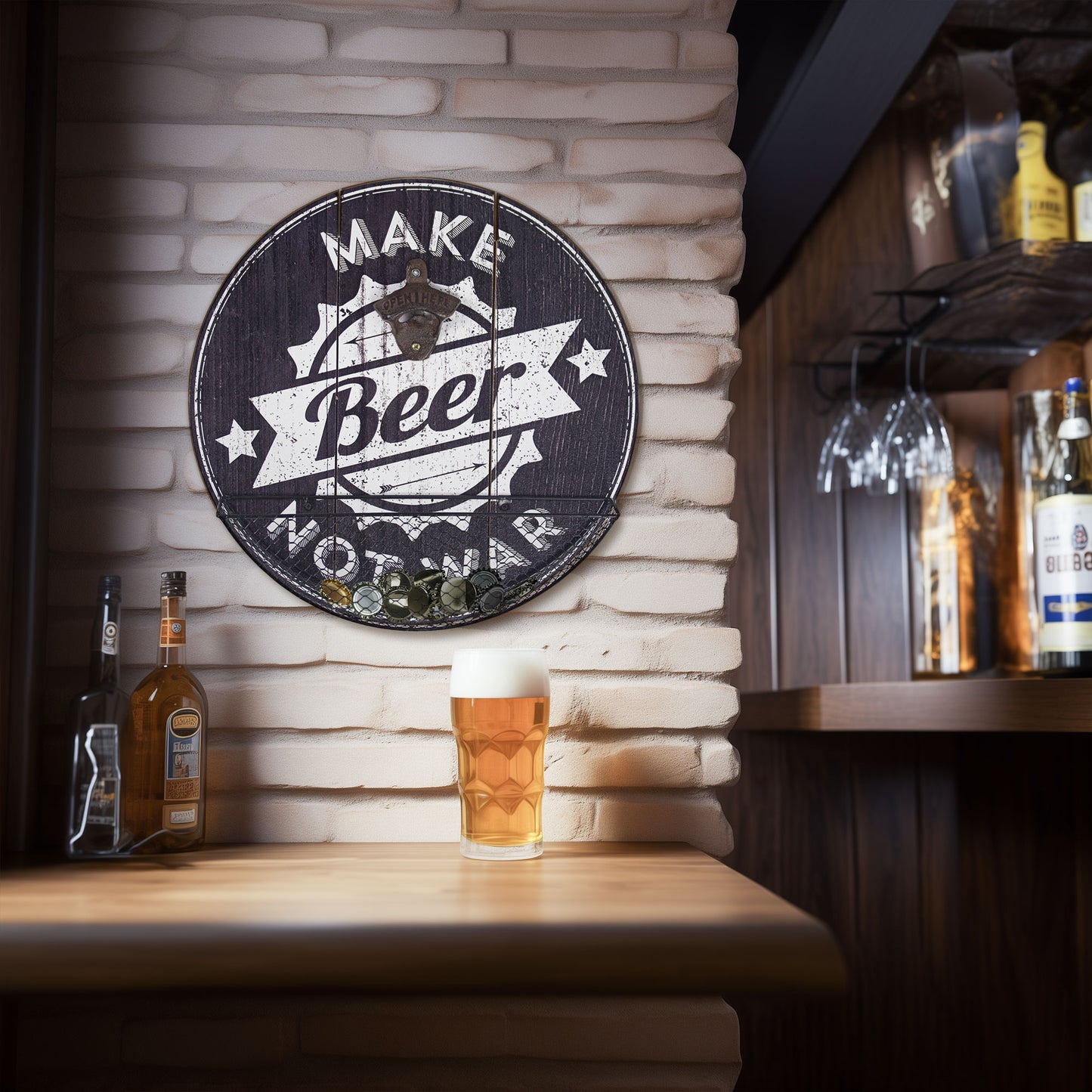 Make Beer Not War Bottle Opener