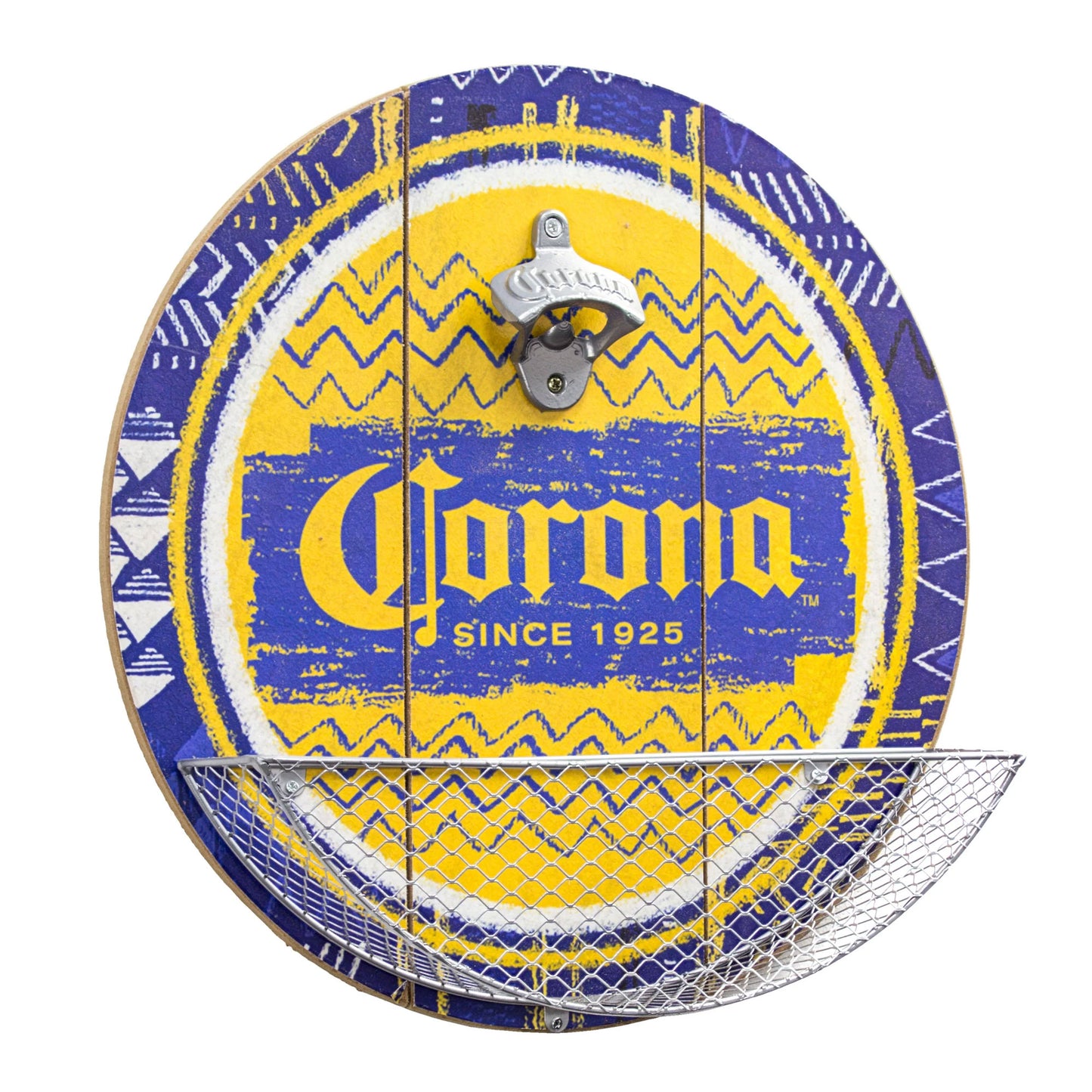 Corona Beer Bottle Opener and Cap Catcher Wall Decor