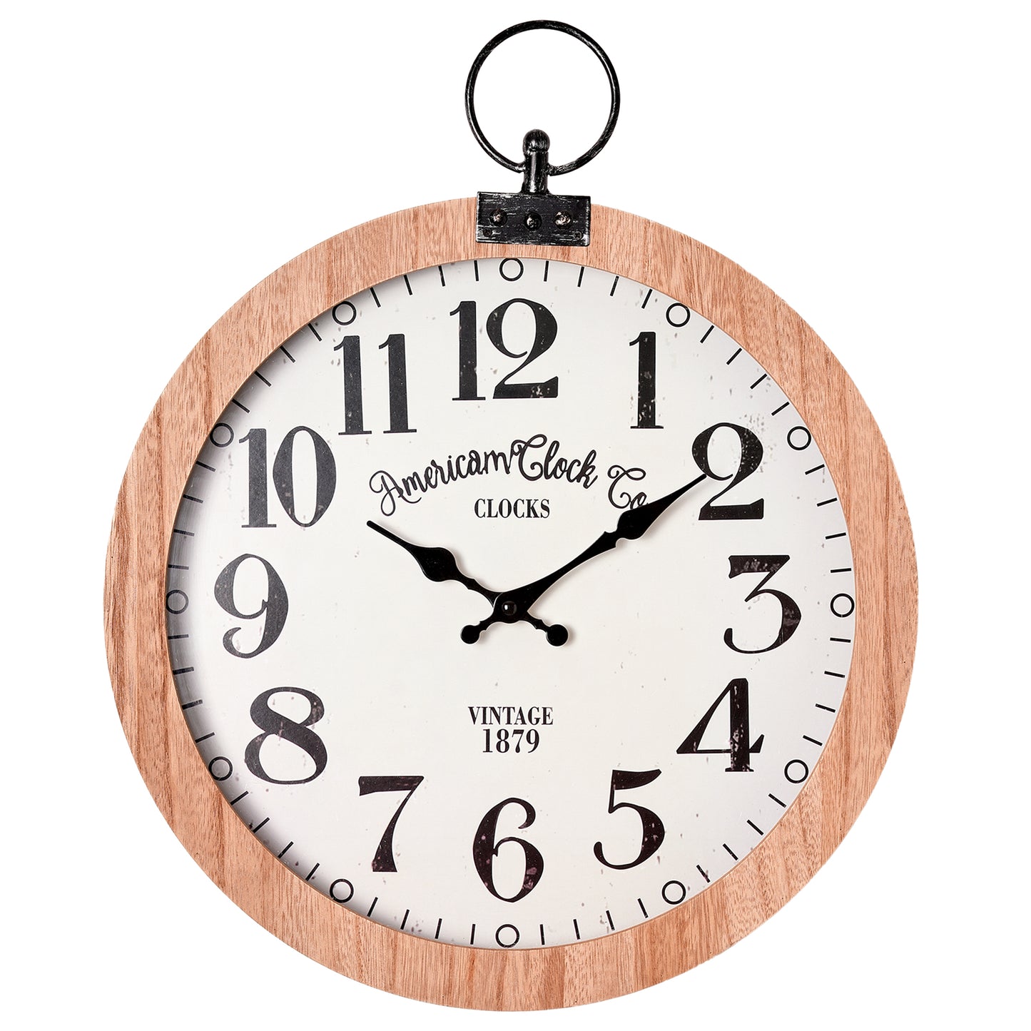 American Clock Co. Vintage Pocket Watch Wall Clock - 19"