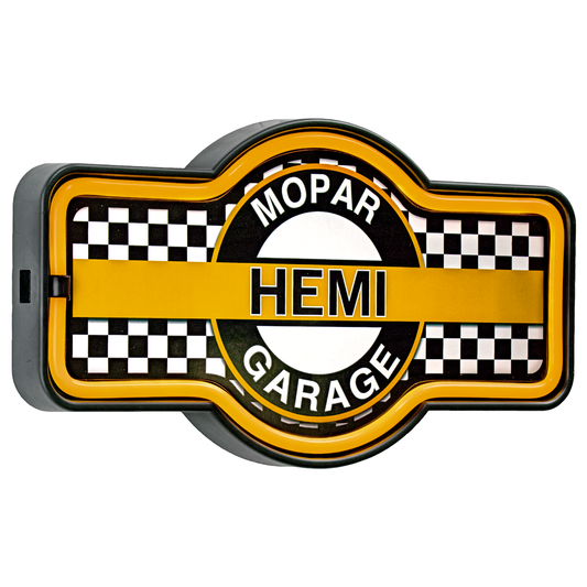 Officially Licensed Chrysler Mopar Hemi Garage LED Neon Light Sign (9.5” x 17.25”)