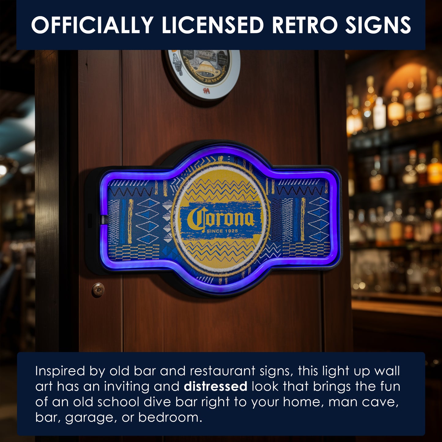 Corona Beer LED Neon Light Sign Wall Decor (9.5” x 17.25”)