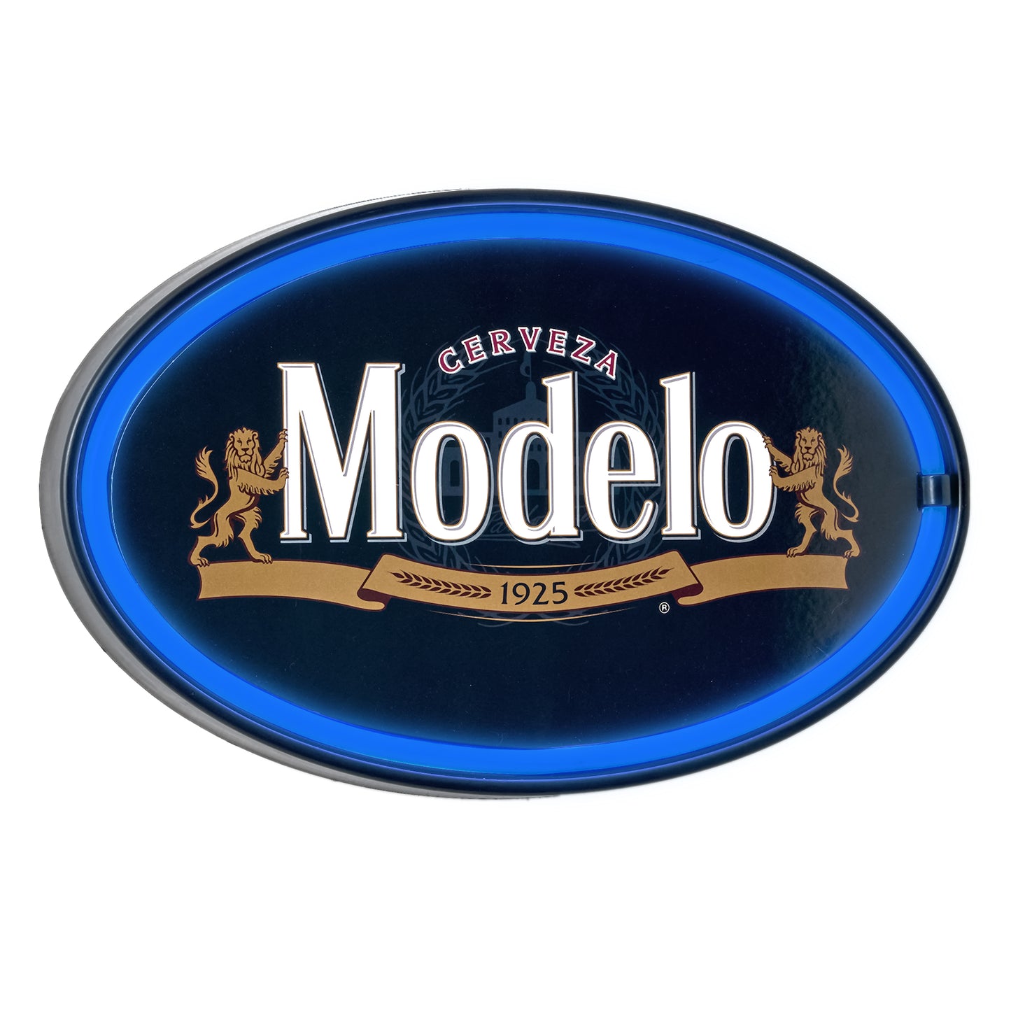 Officially Licensed Modelo Oval Neon LED Rope Wall Sign (16"x10")