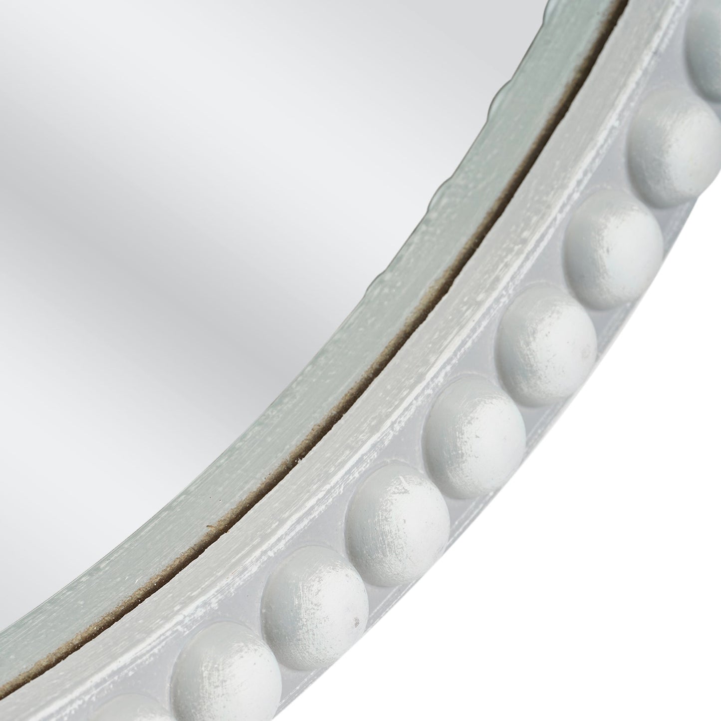 Moby's Beaded Frame Mirror