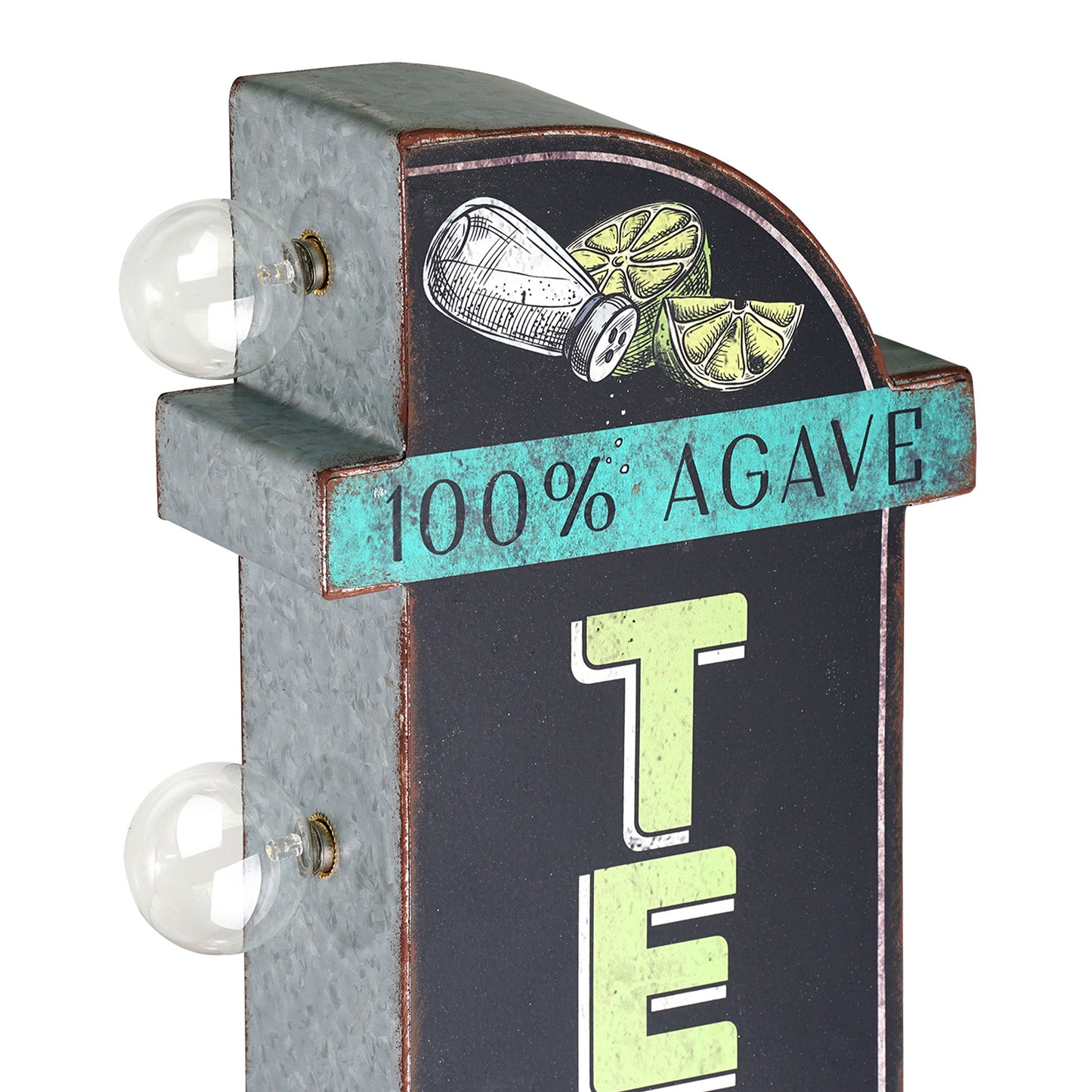 Metal LED Agave Tequila Finest Quality Marquee Sign