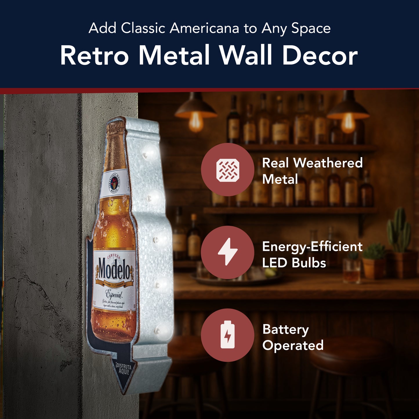 Metal LED Modelo Especial Marquee Sign