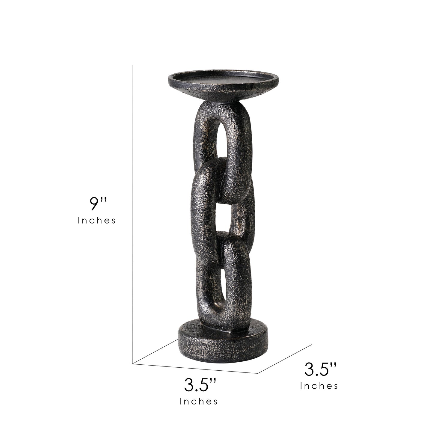 Linked Luminaires 2-Piece Table Top Candle Holders