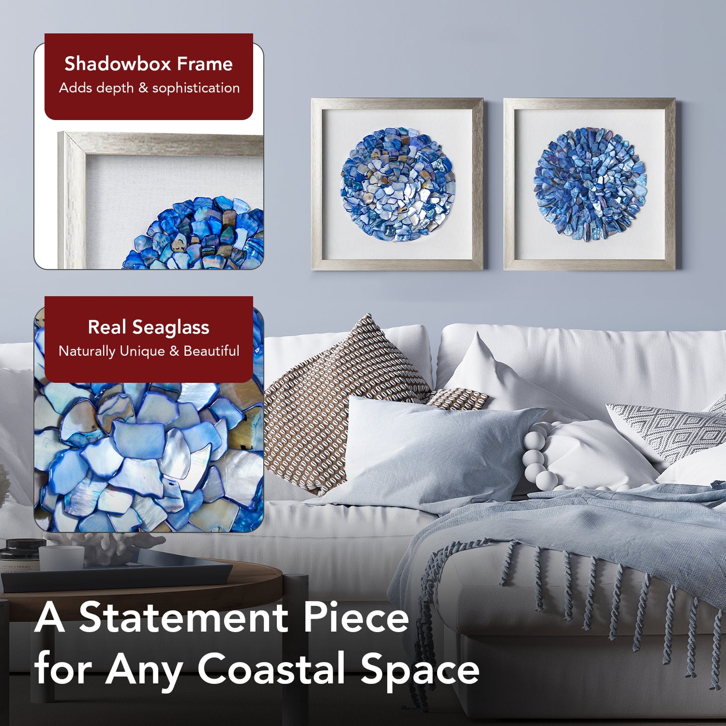 Ocean Blues Framed