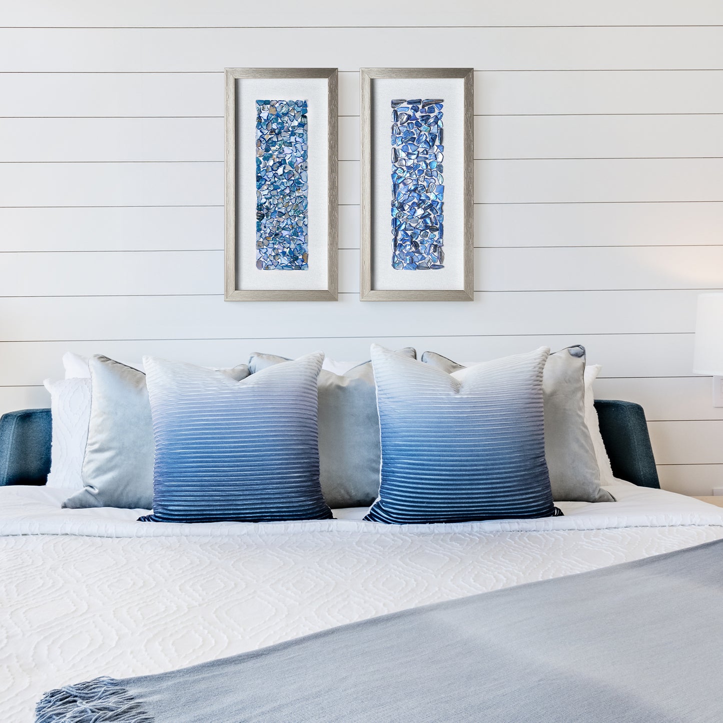 Ocean Blues Framed Landscape