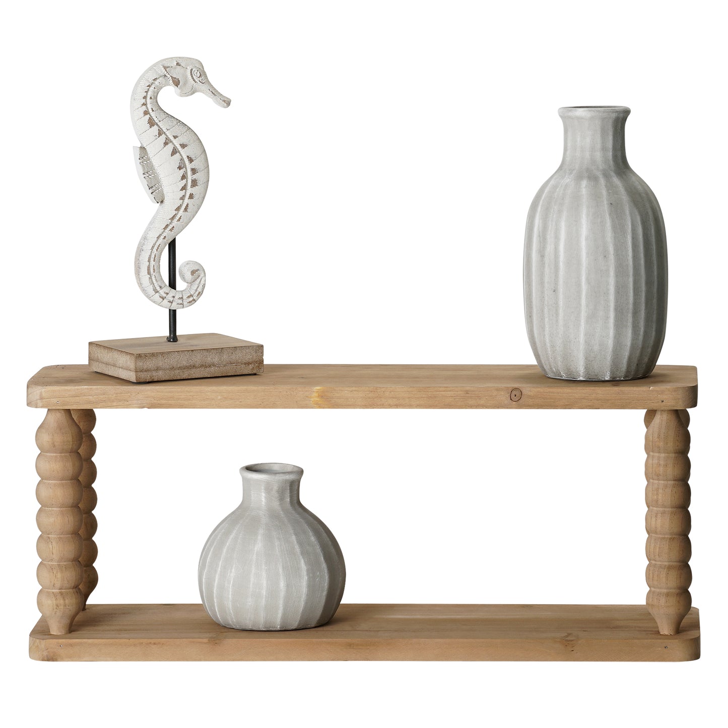Galleon Wall Shelf-Brown