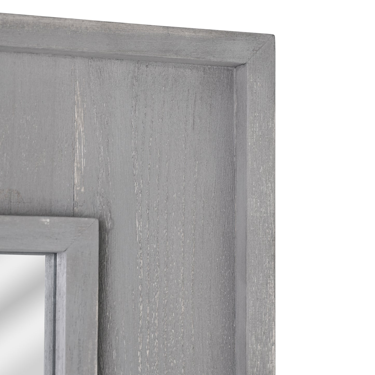 Sea Spray Grey Wash Framed Mirror
