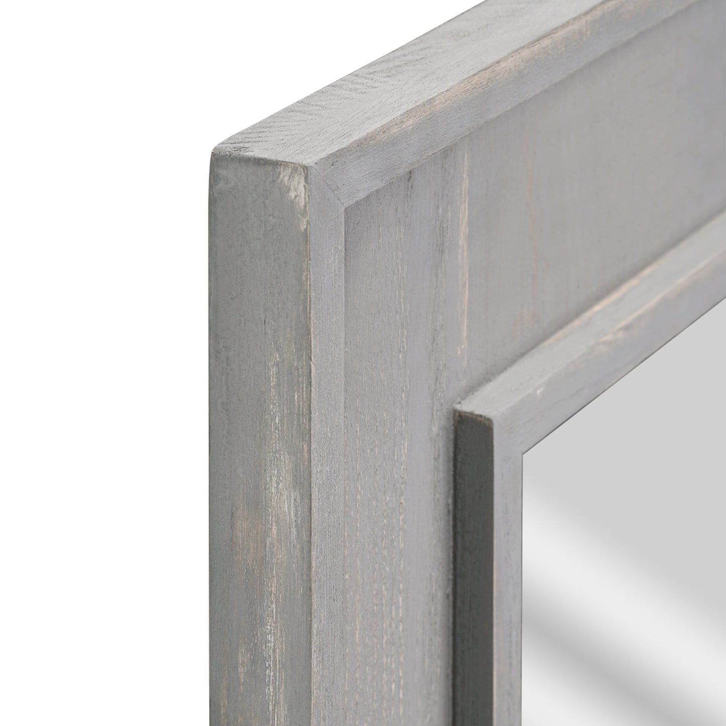 Sea Spray Grey Wash Framed Mirror
