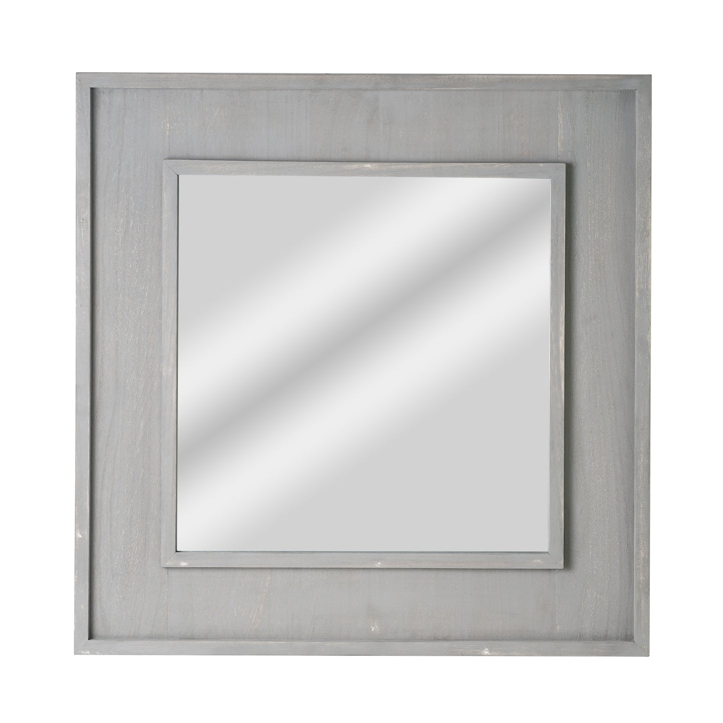 Sea Spray Grey Wash Framed Mirror