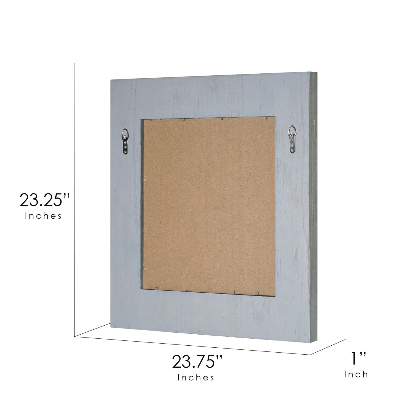 Sea Spray Grey Wash Framed Mirror