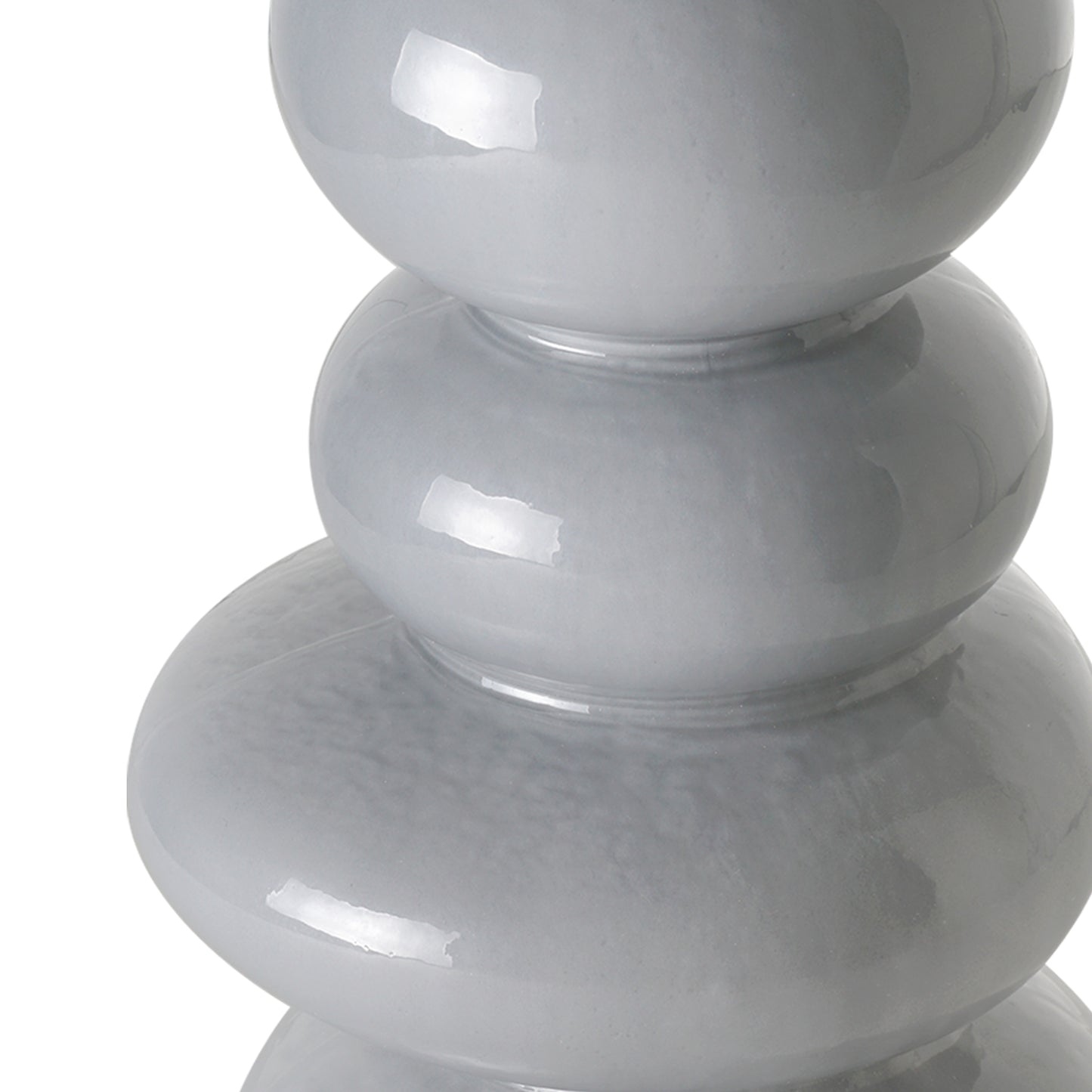 Cool Grey Cairns Glass Vase Set