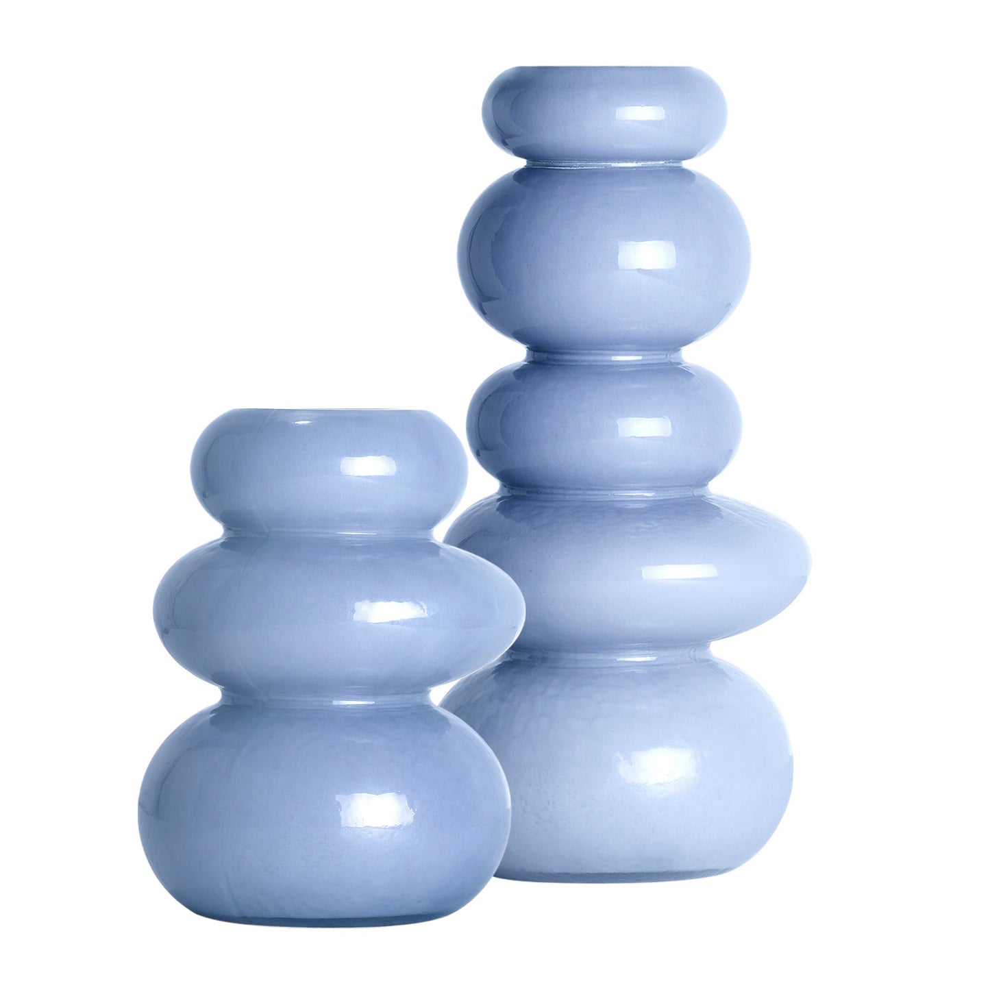 Marine Layer Blue Cairns Glass Vase Set