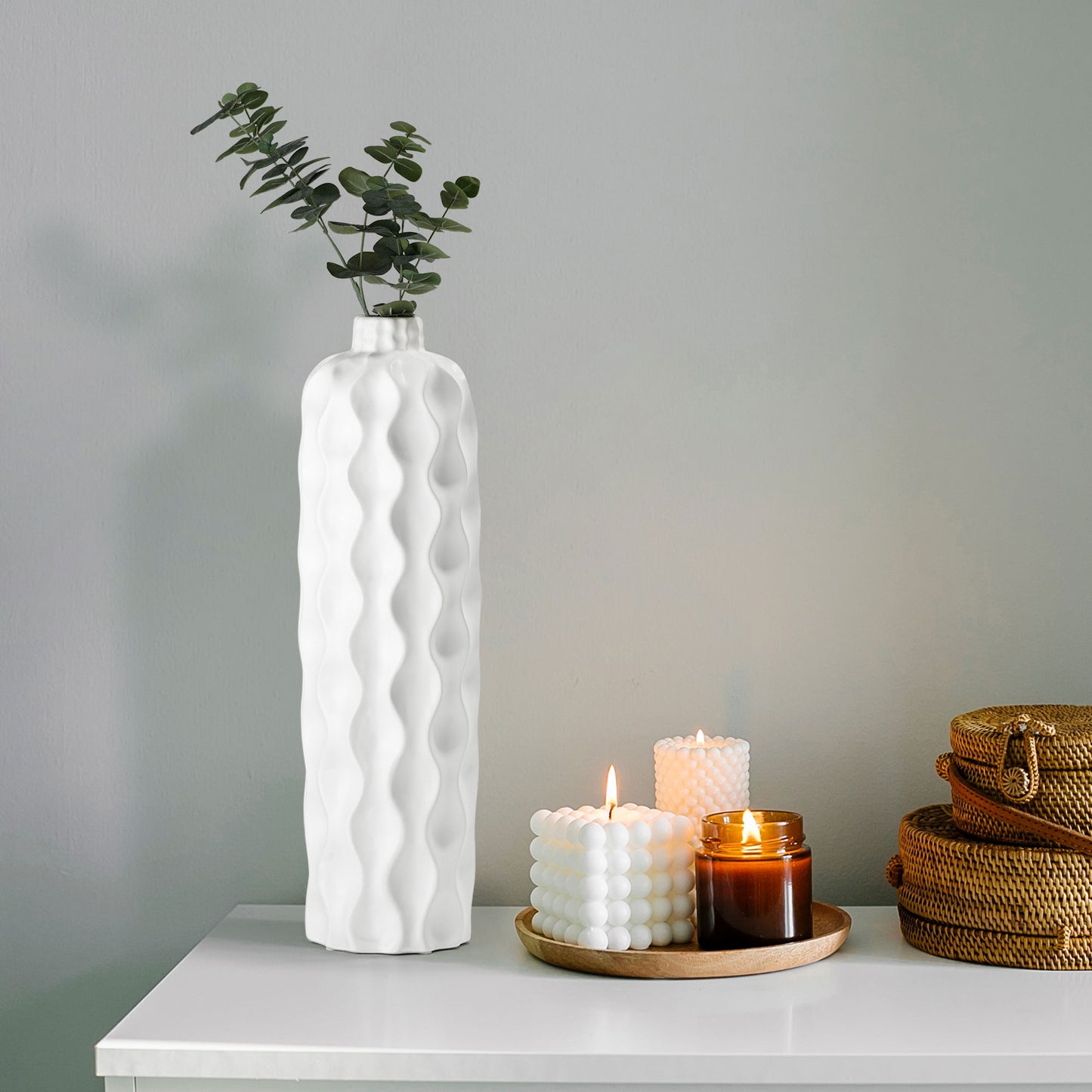 Porcelain Purity Vase Table Top Decor-Small