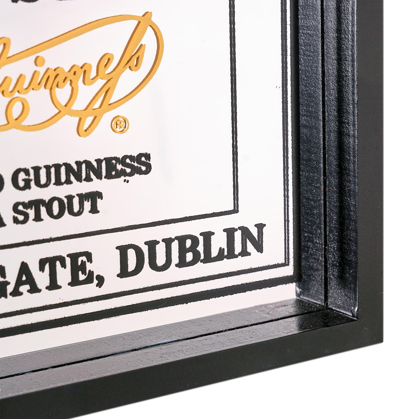 Guinness Printed Framed Mirror
