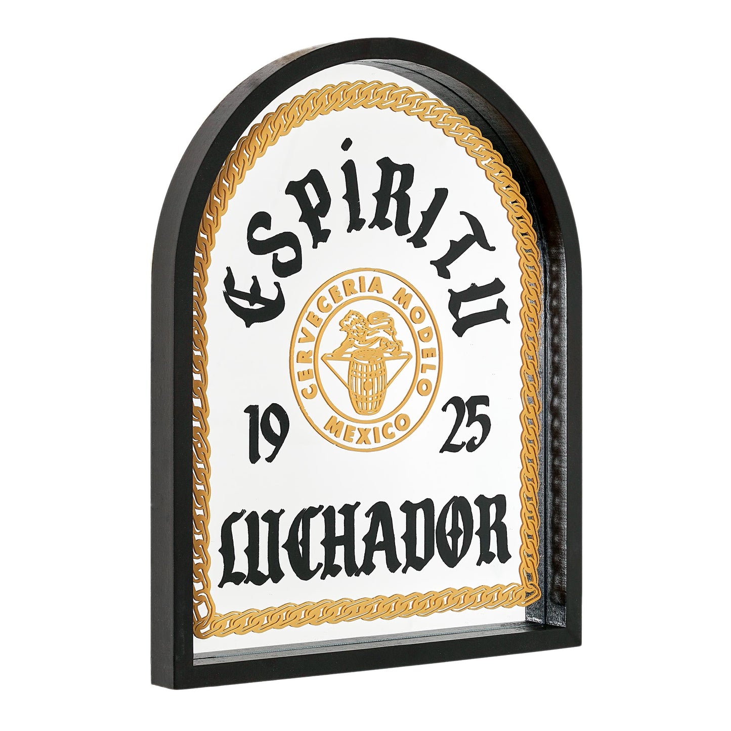 Modelo Espiritu Luchador 1925 Printed Framed Mirror