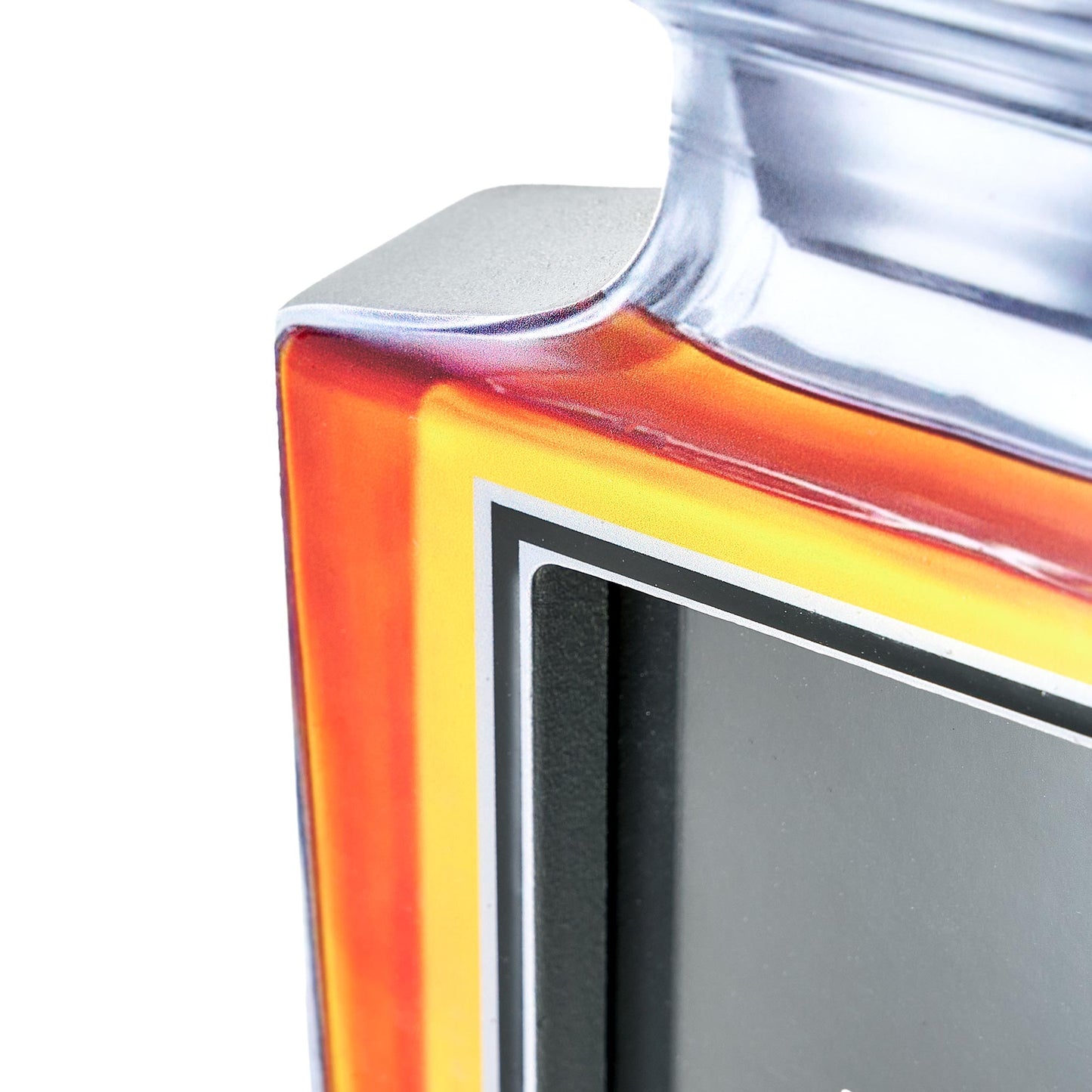 Whiskey Bottle and Glass Tumbler Photo Frame, 2 Piece Set