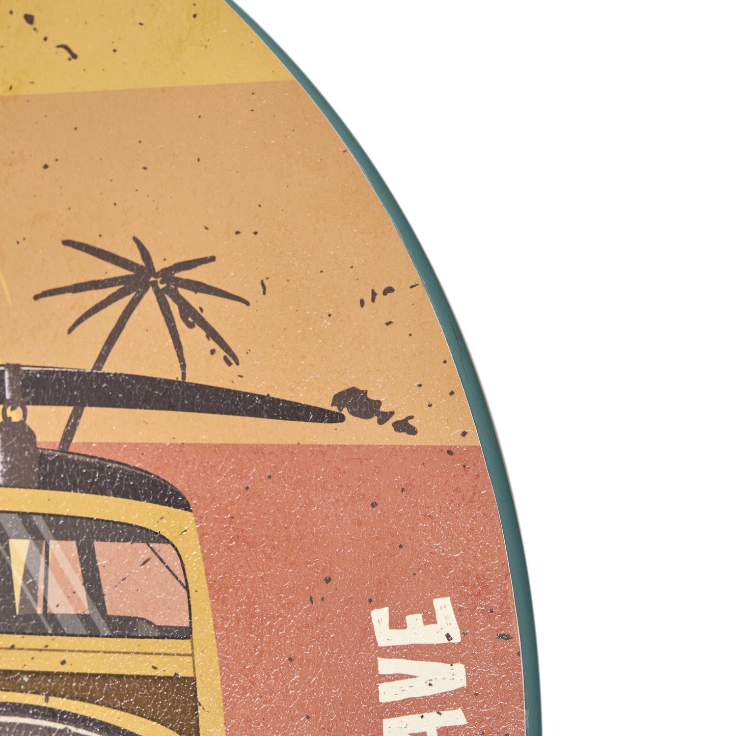 Surf Club Round MDF Wall Plaque - 20" x 20" x 0.35"