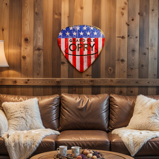 Grand Ole Opry Laser Cut Guitar Pick Plaque