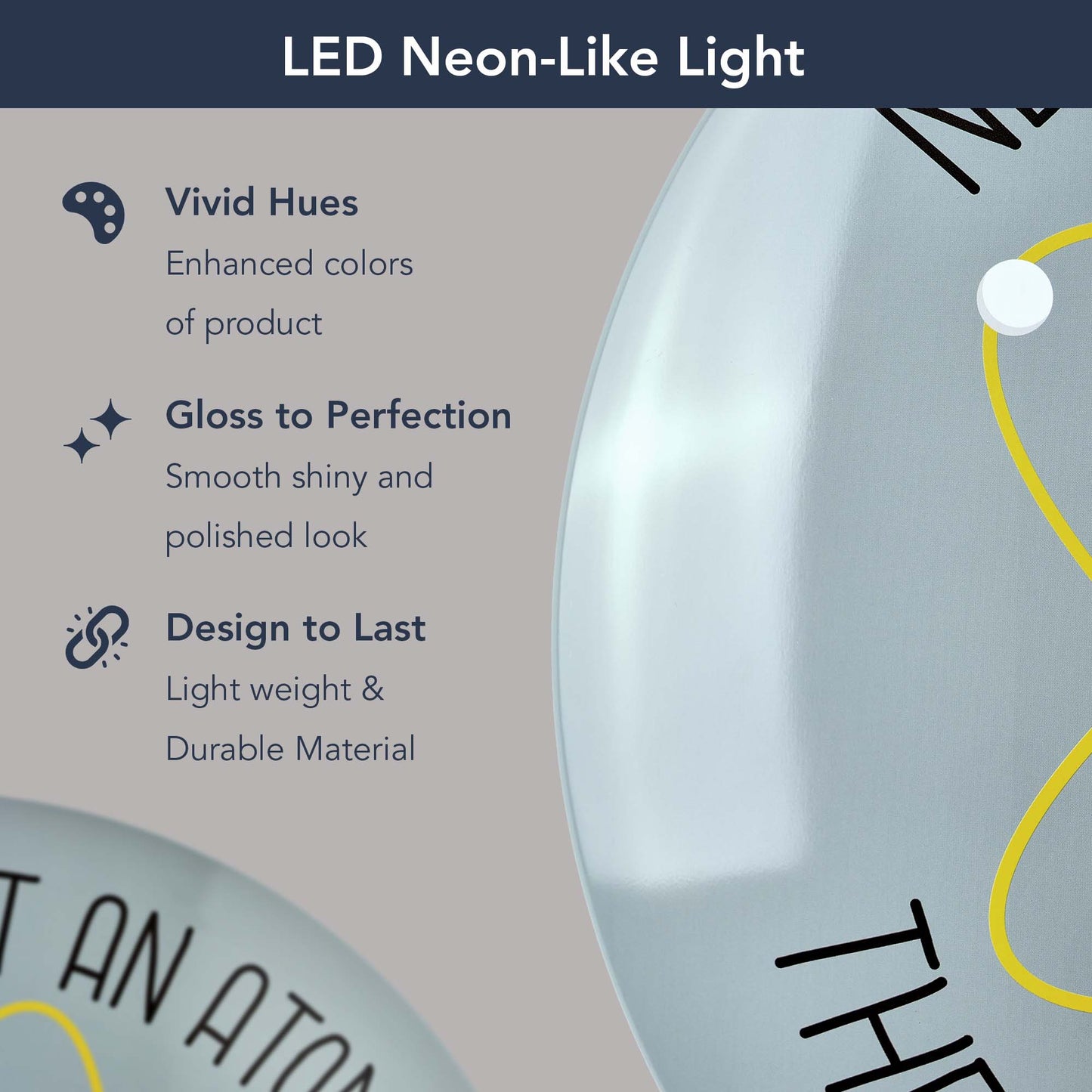 Never Trust An Atom Domed Metal Sign Round Dome Metal Sign - 15"