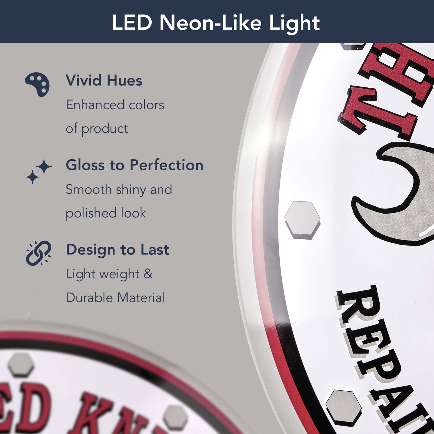 Busted Knuckle Garage Domed Metal Sign Round Dome Metal Sign - 15"