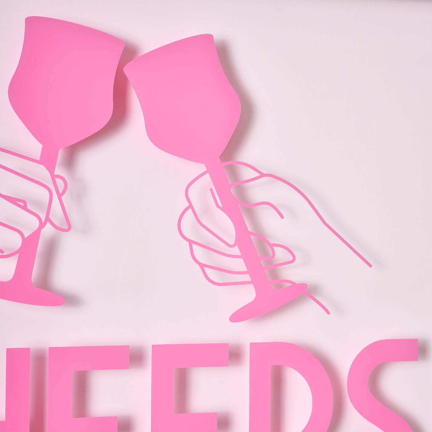 Tipsy Printed Cheers LED Light Box Wall Sign