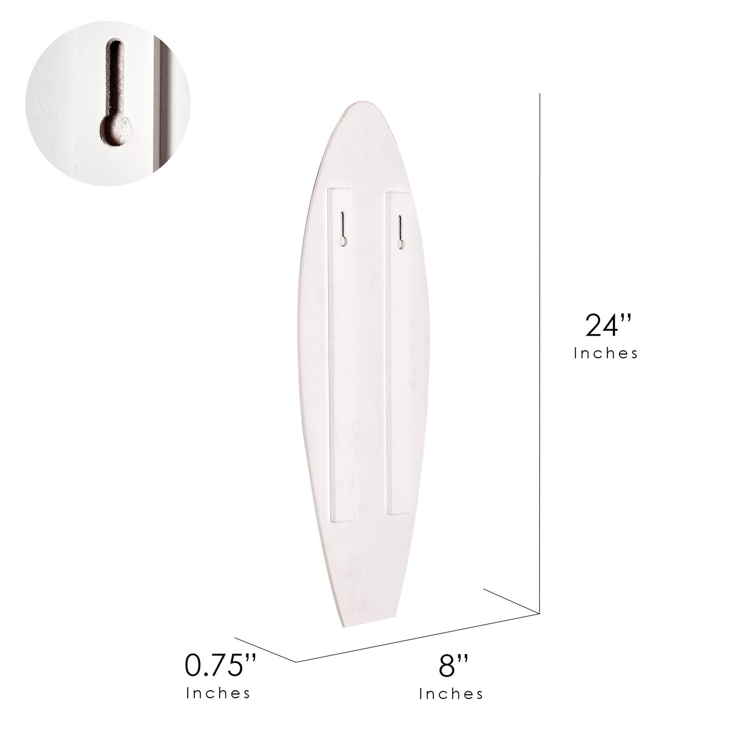 Kona Coast by Reyn Spooner 50th State Island Paradise Surfboard Plaque - 8" x 24"