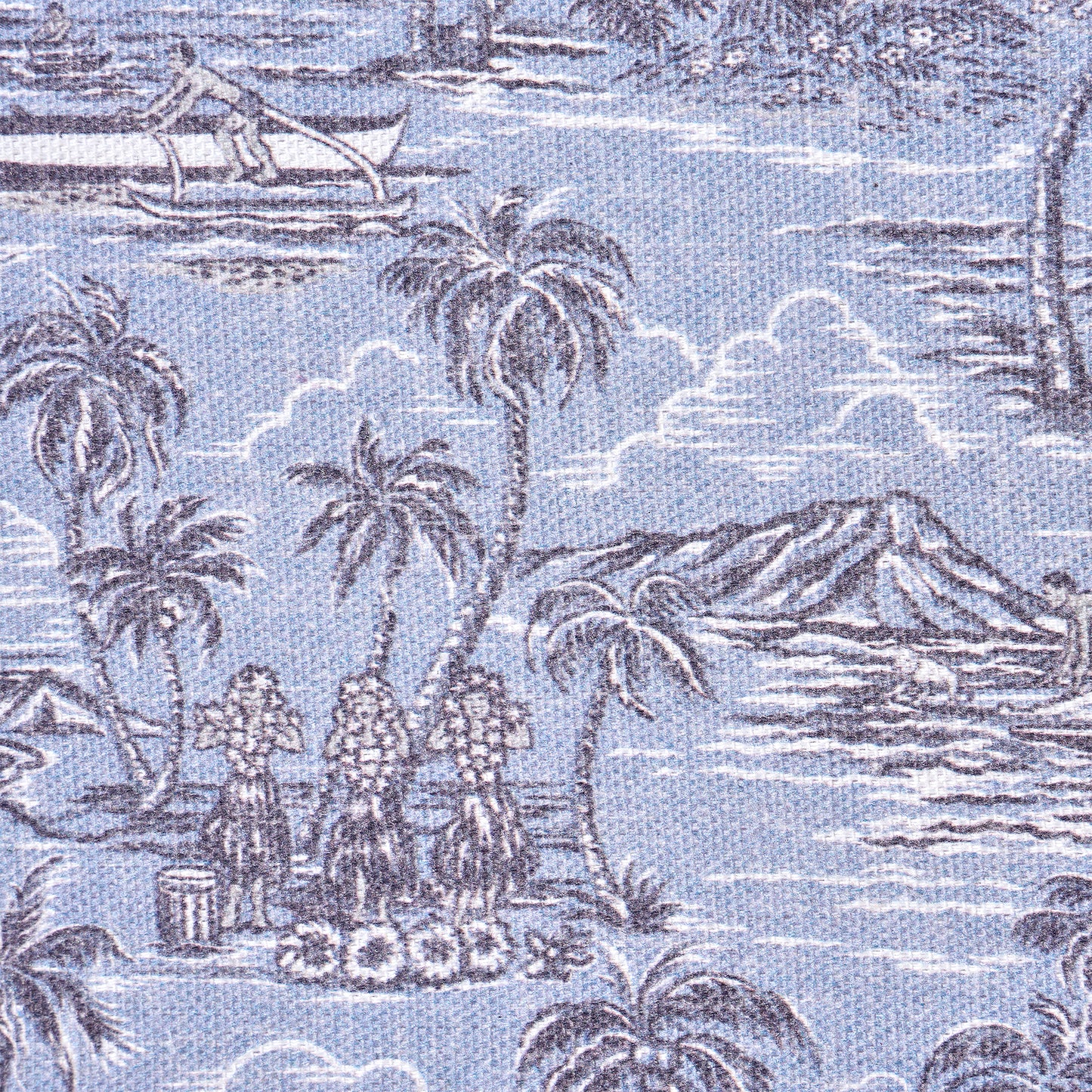 Kona Coast by Reyn Spooner Framed Floated Tropical Blue Fish Floated Printed Linen Wall Art Set of 2