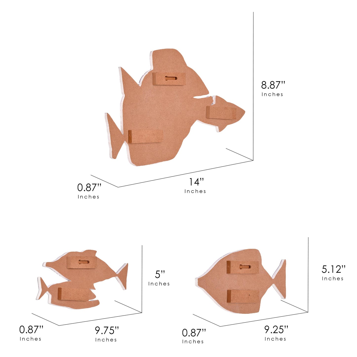 Kona Coast by Reyn Spooner Fishes Wall Decor Set of 3