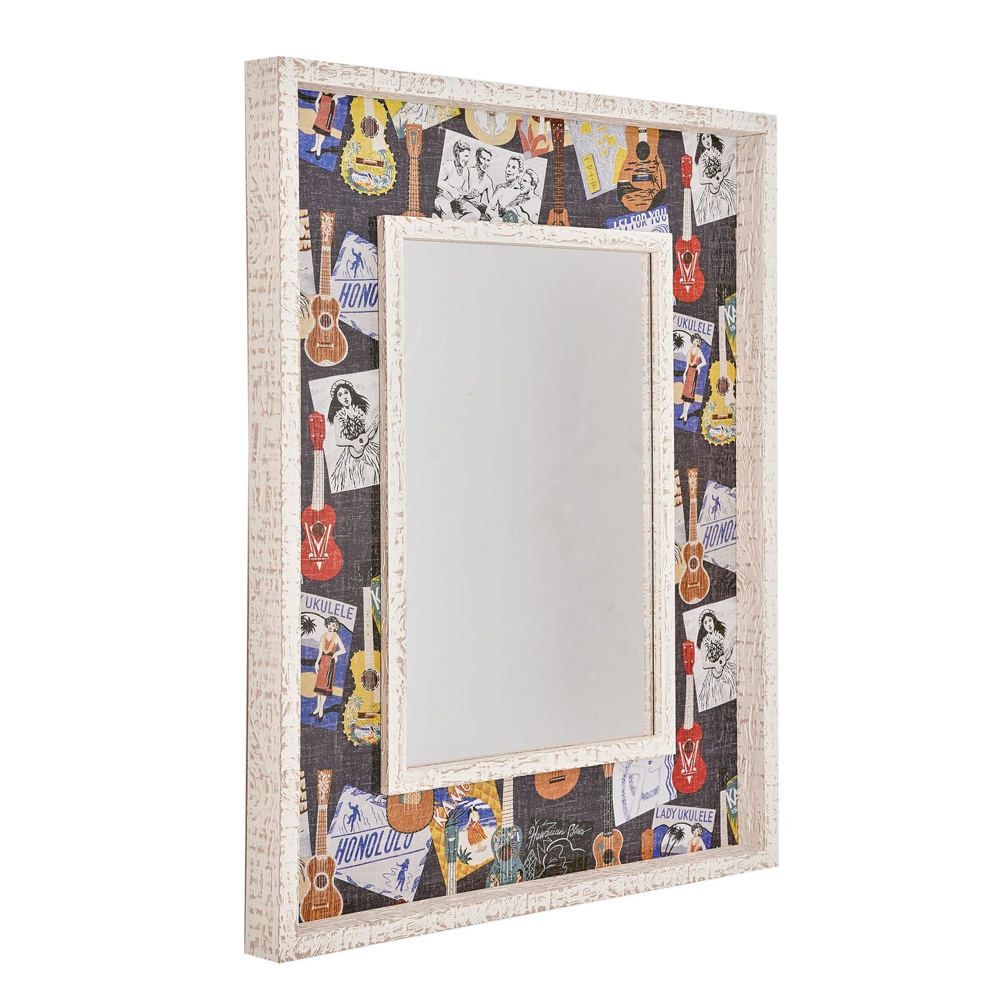 Kona Coast by Reyn Spooner Don's Collection Double Lacquer Frame Mirror - 22" x 28"