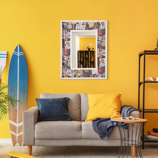 Kona Coast by Reyn Spooner Don's Collection Double Lacquer Frame Mirror - 22" x 28"