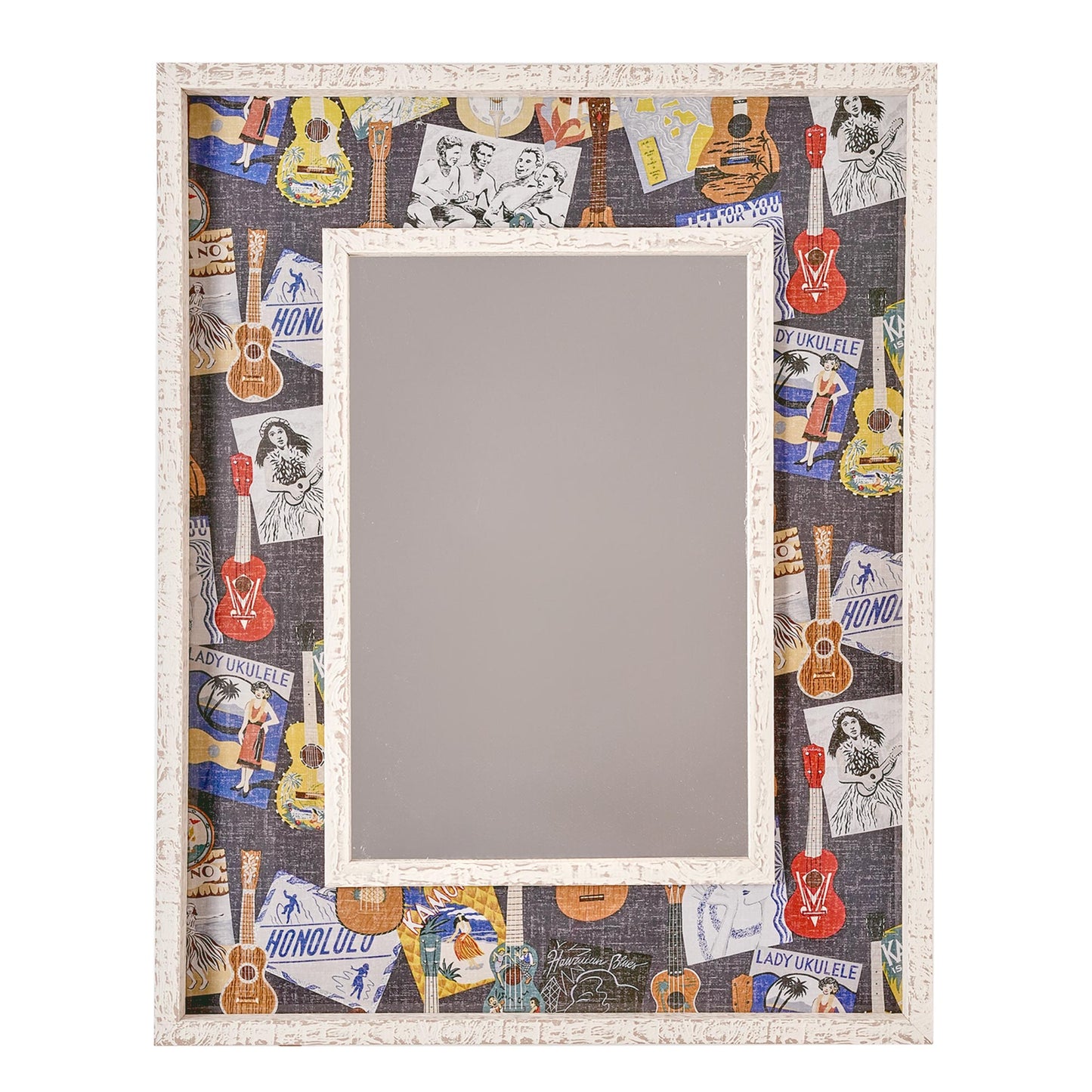 Kona Coast by Reyn Spooner Don's Collection Double Lacquer Frame Mirror - 22" x 28"