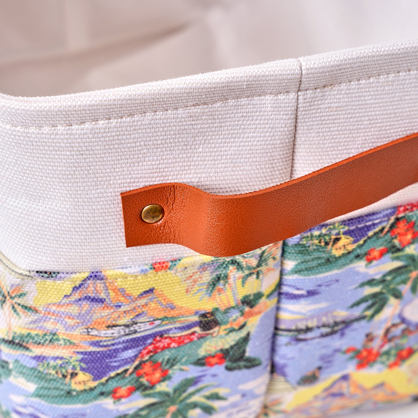 Kona Coast by Reyn Spooner 50th State Flower, Transpacific 40's, Lahaina Sailor, Printed Fabric Basket Set of 3