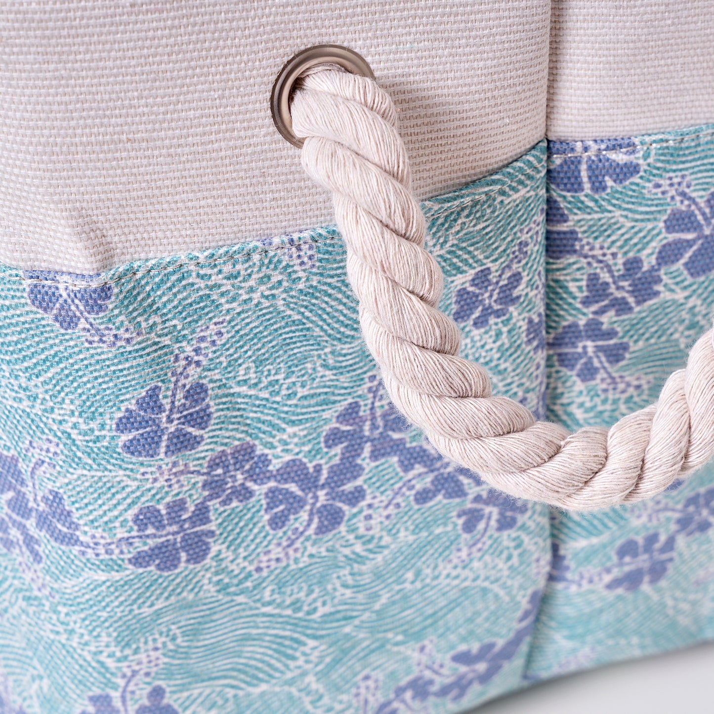 Kona Coast by Reyn Spooner 50th State Waves, The Reef, Island Paradise, Printed Fabric Basket Set of 3