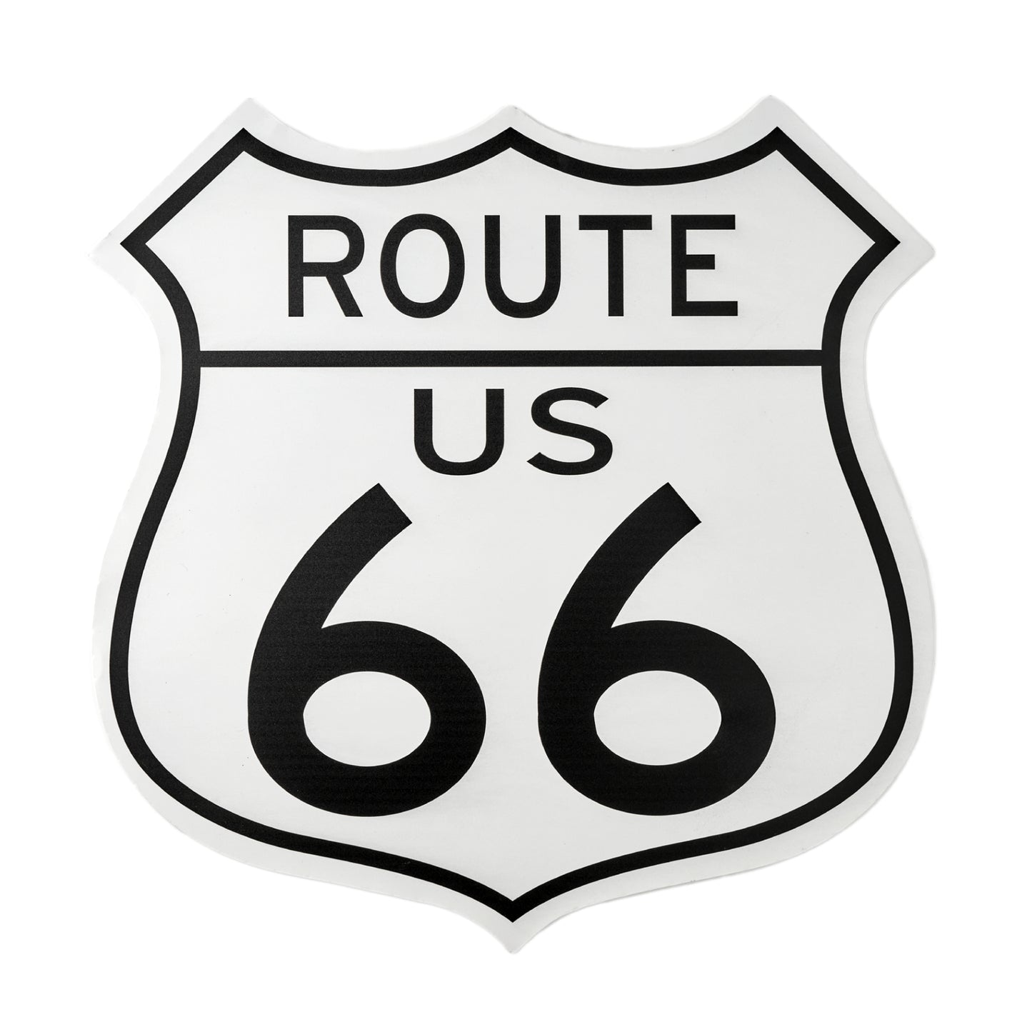 Route 66 Metal Sign 30" - Vintage Wall Art for Classic Home Decor
