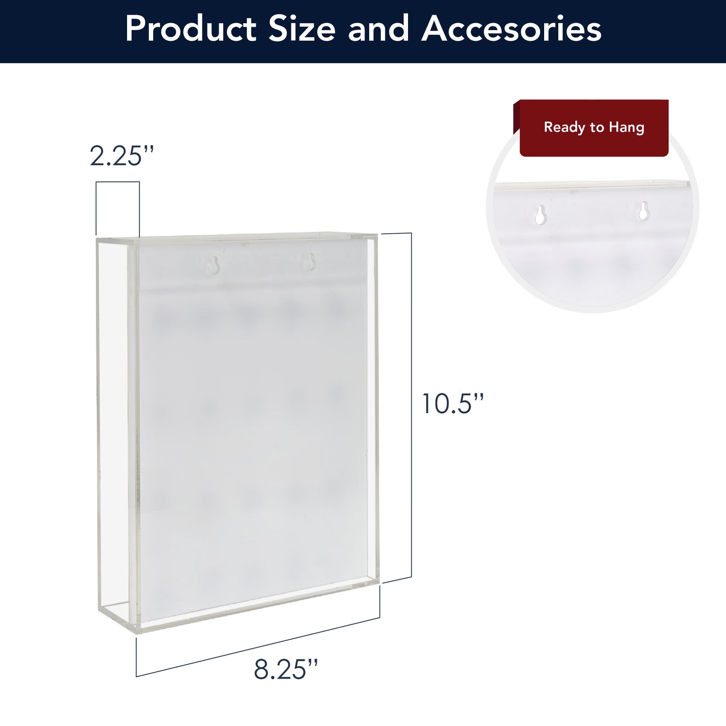 Acrylic Shadow Box 20 Red Cherry Wall Decor