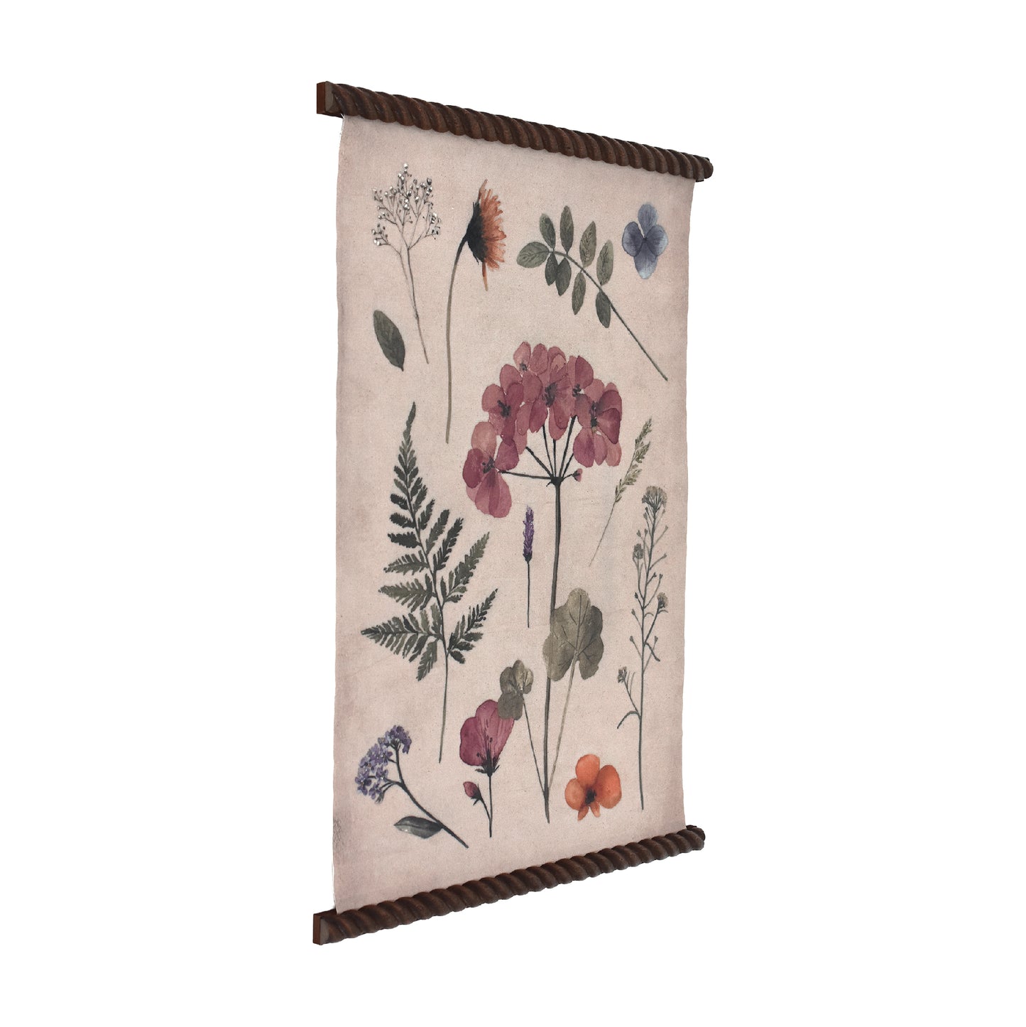 Spindle Tapestry Spring Floral2 Wall Art - Boho Botanical Decor