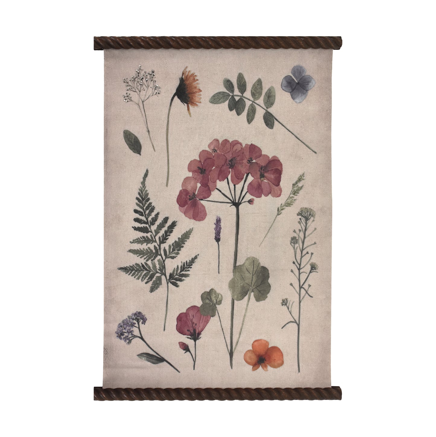 Spindle Tapestry Spring Floral2 Wall Art - Boho Botanical Decor