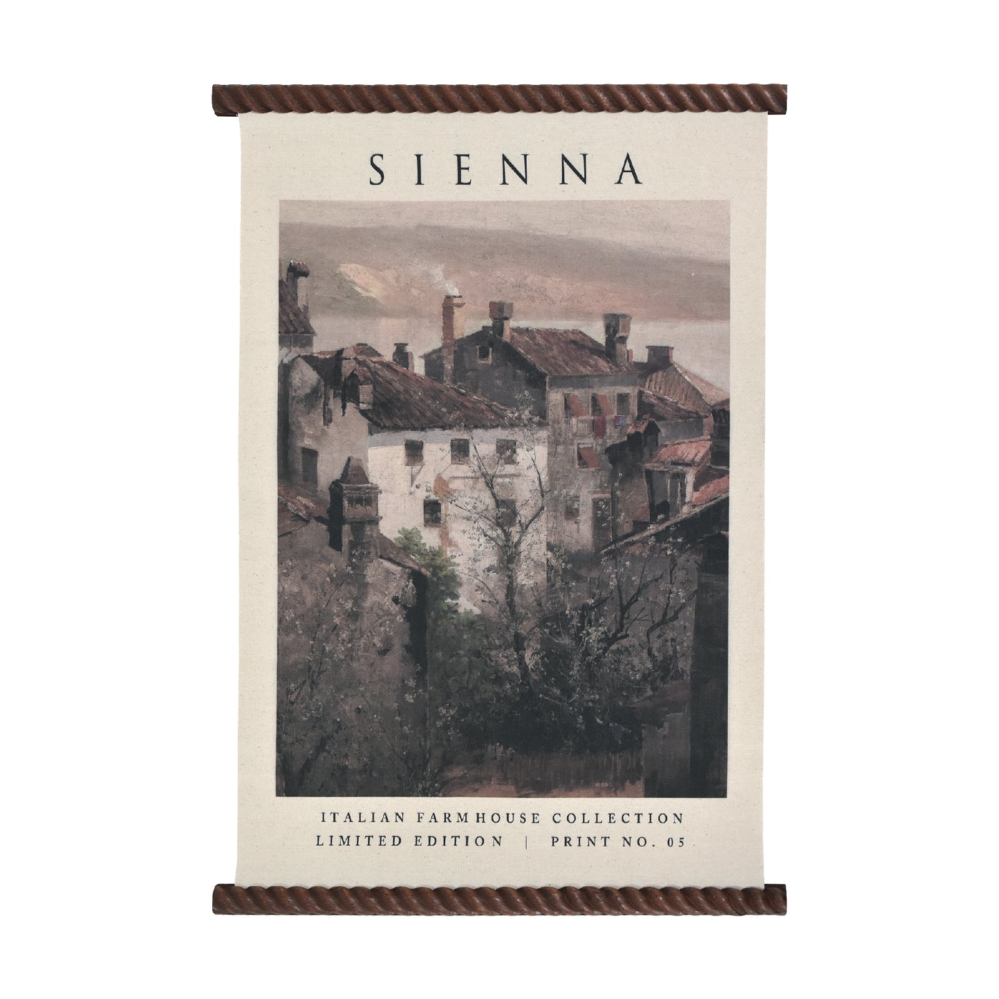 Spindle Tapestry Sienna Landscape Wall Art - Boho Decor