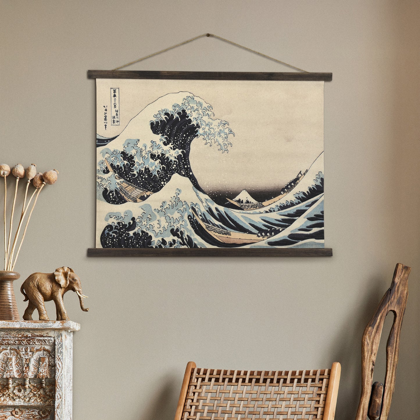 Great Wave Off Kanagawa Tapestry - Coastal Wall Art Decor