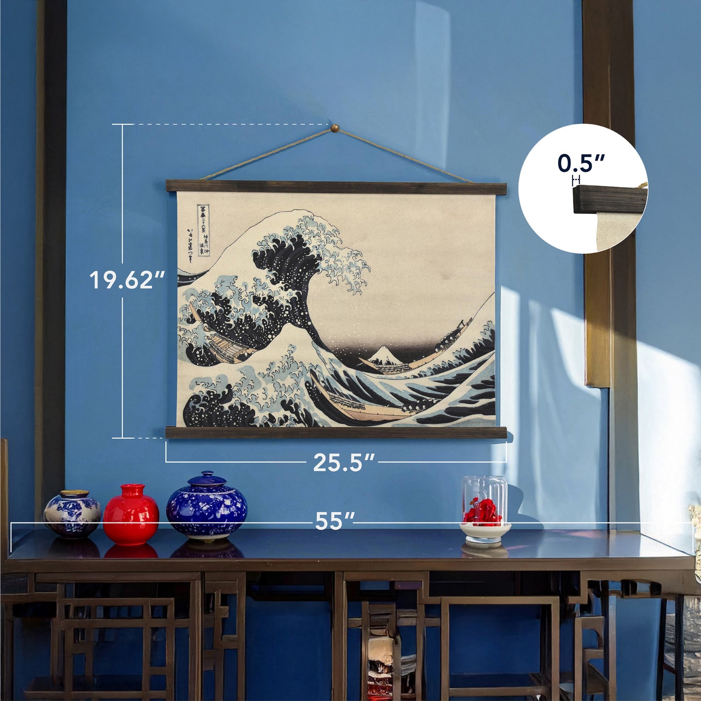 Great Wave Off Kanagawa Tapestry - Coastal Wall Art Decor