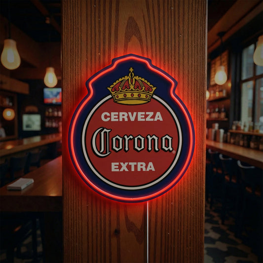 Corona Extra LED Beer Sign for Bar & Man Cave Decor
